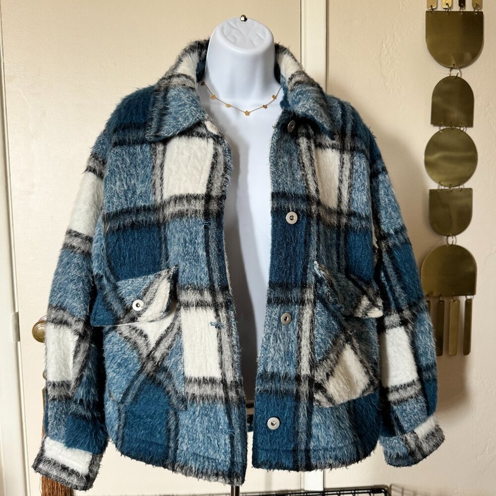 Zara Womens Size Small Flannel Jacket